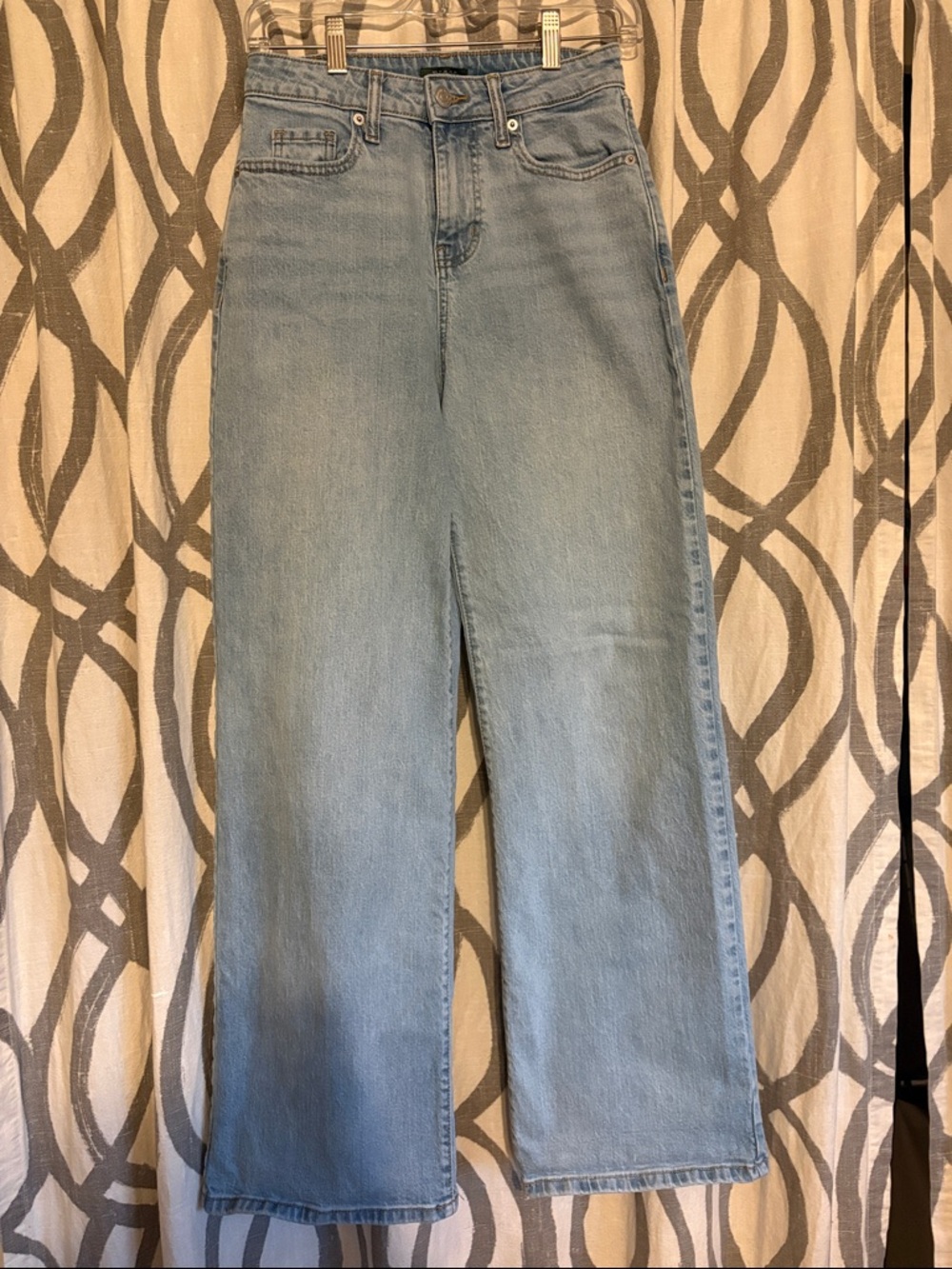 wild fable Light Blue High-Rise Wide-Leg Jeans